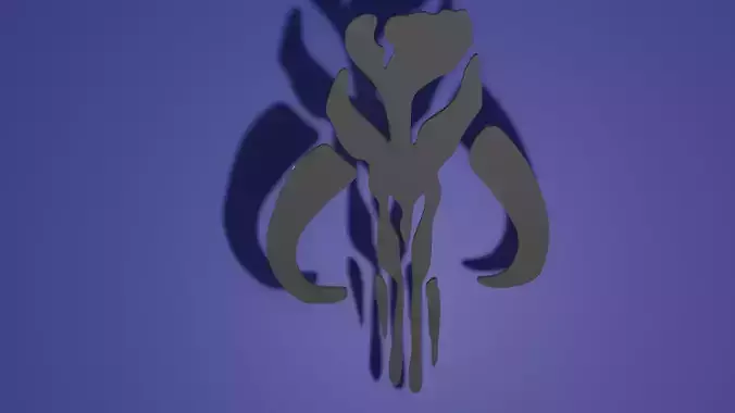 Mandalorain Logo MythoSaur ROTS and ESB 3D print model