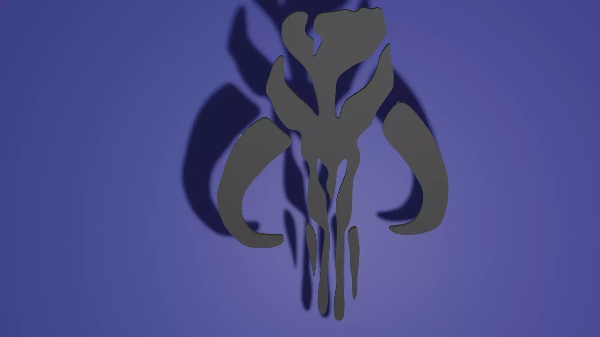 Mandalorain Logo MythoSaur ROTS and ESB 3D print model_0