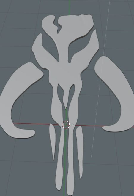 Mandalorain Logo MythoSaur ROTS and ESB 3D print model_6