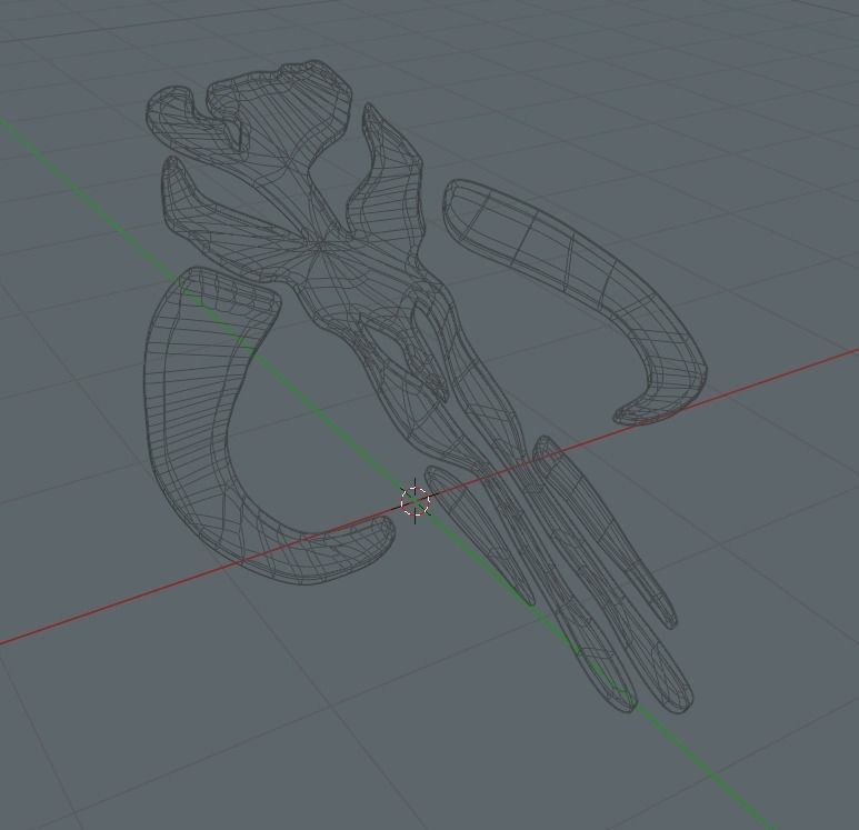 Mandalorain Logo MythoSaur ROTS and ESB 3D print model_10