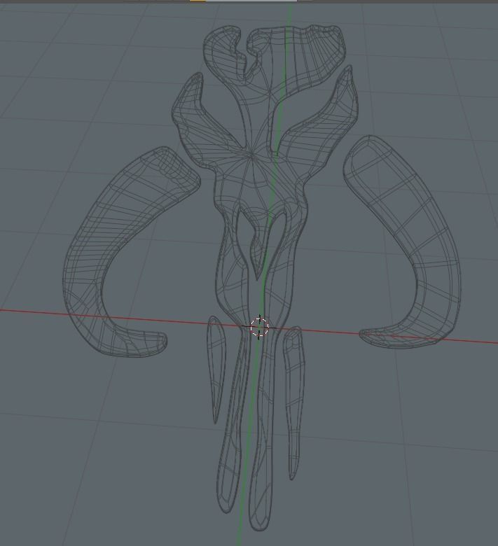 Mandalorain Logo MythoSaur ROTS and ESB 3D print model_9