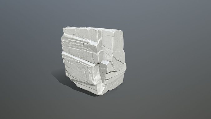 Rock Print piece of stone 3D print model