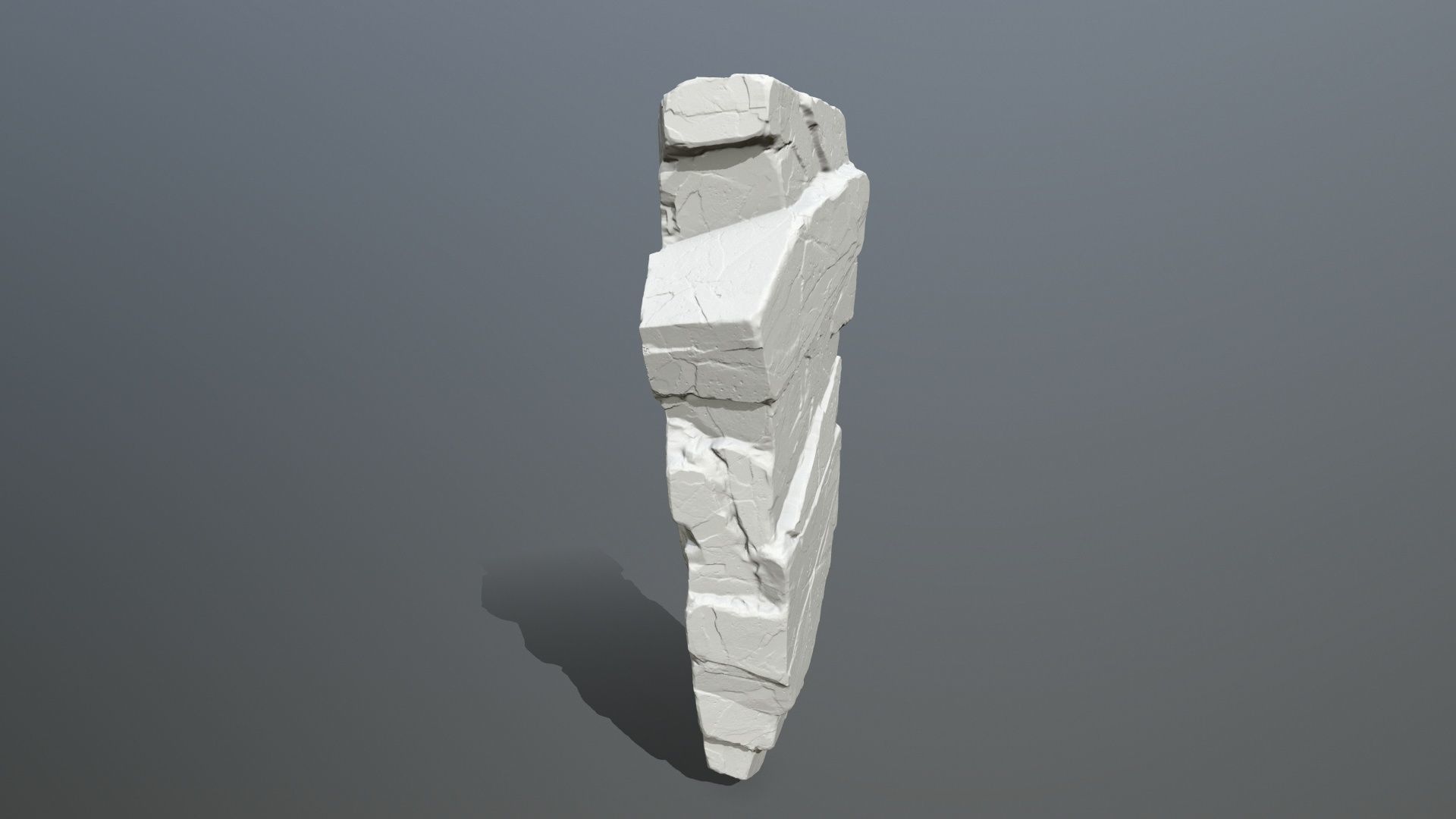 Rock Print piece of wood 3D print model_4