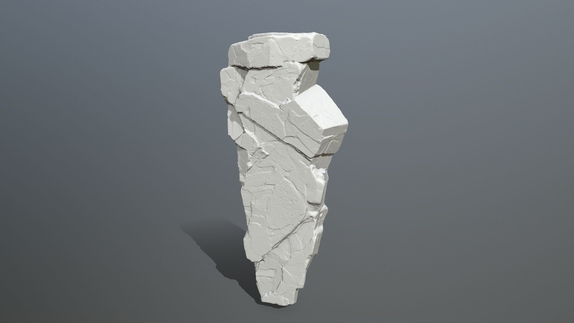Rock Print piece of wood 3D print model_5