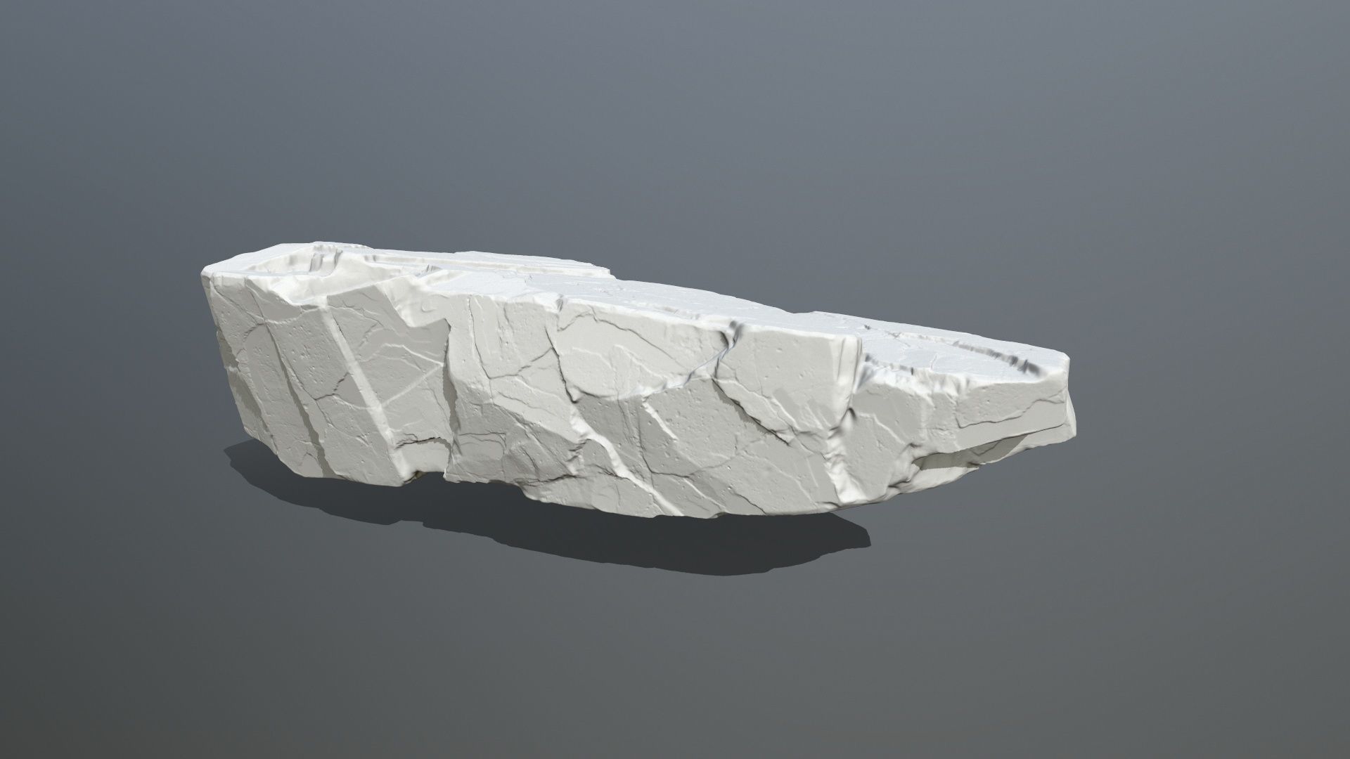 Rock Print piece of wood 3D print model_7