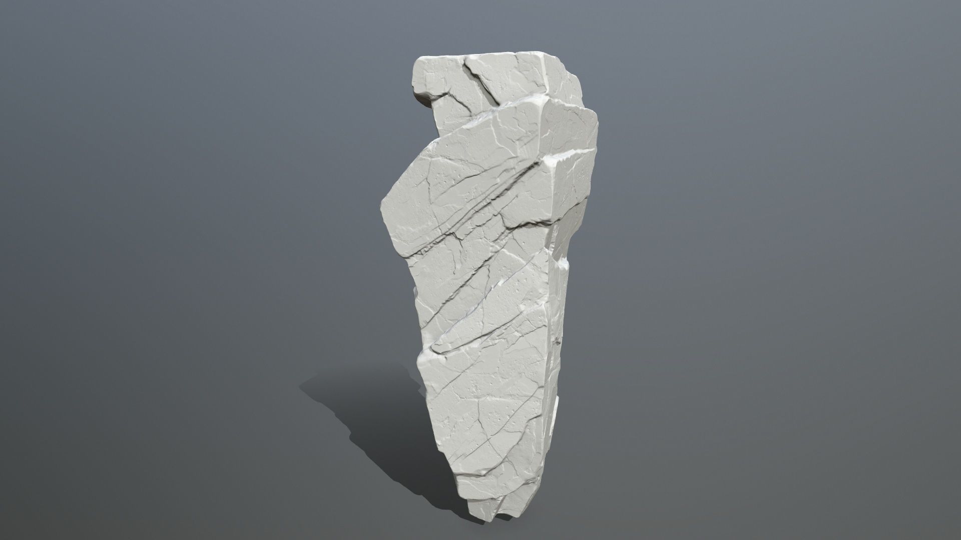 Rock Print piece of wood 3D print model_3