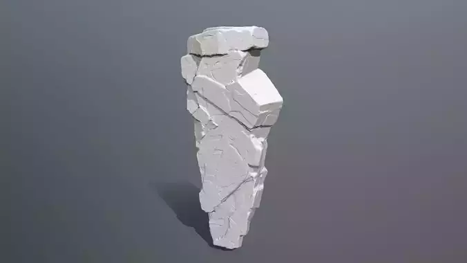 Rock Print piece of wood