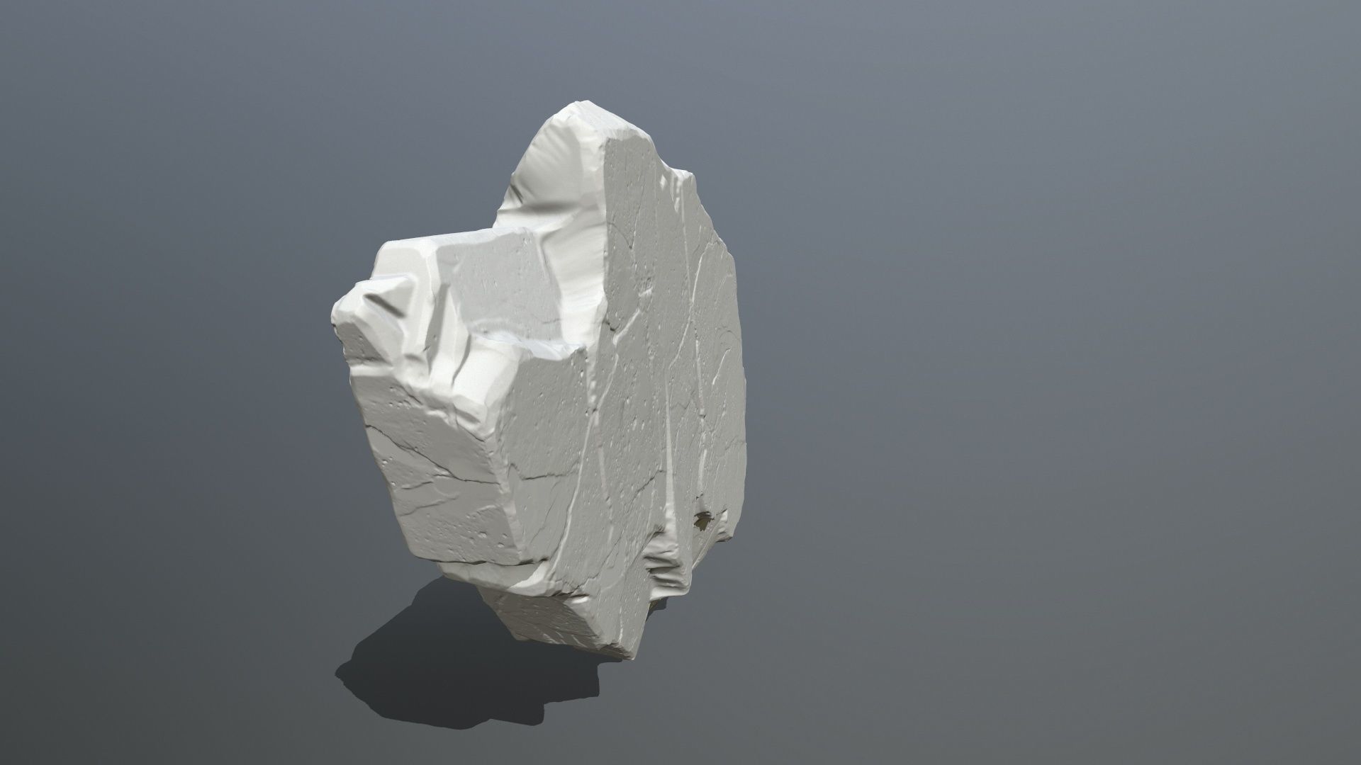 Rock Print piece of stone 3D print model_4