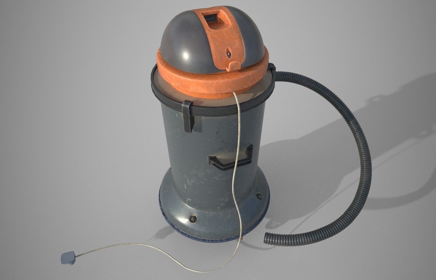 Vacuum cleaner Low-poly 3D model_1