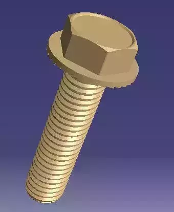 M10 Screw 3D model