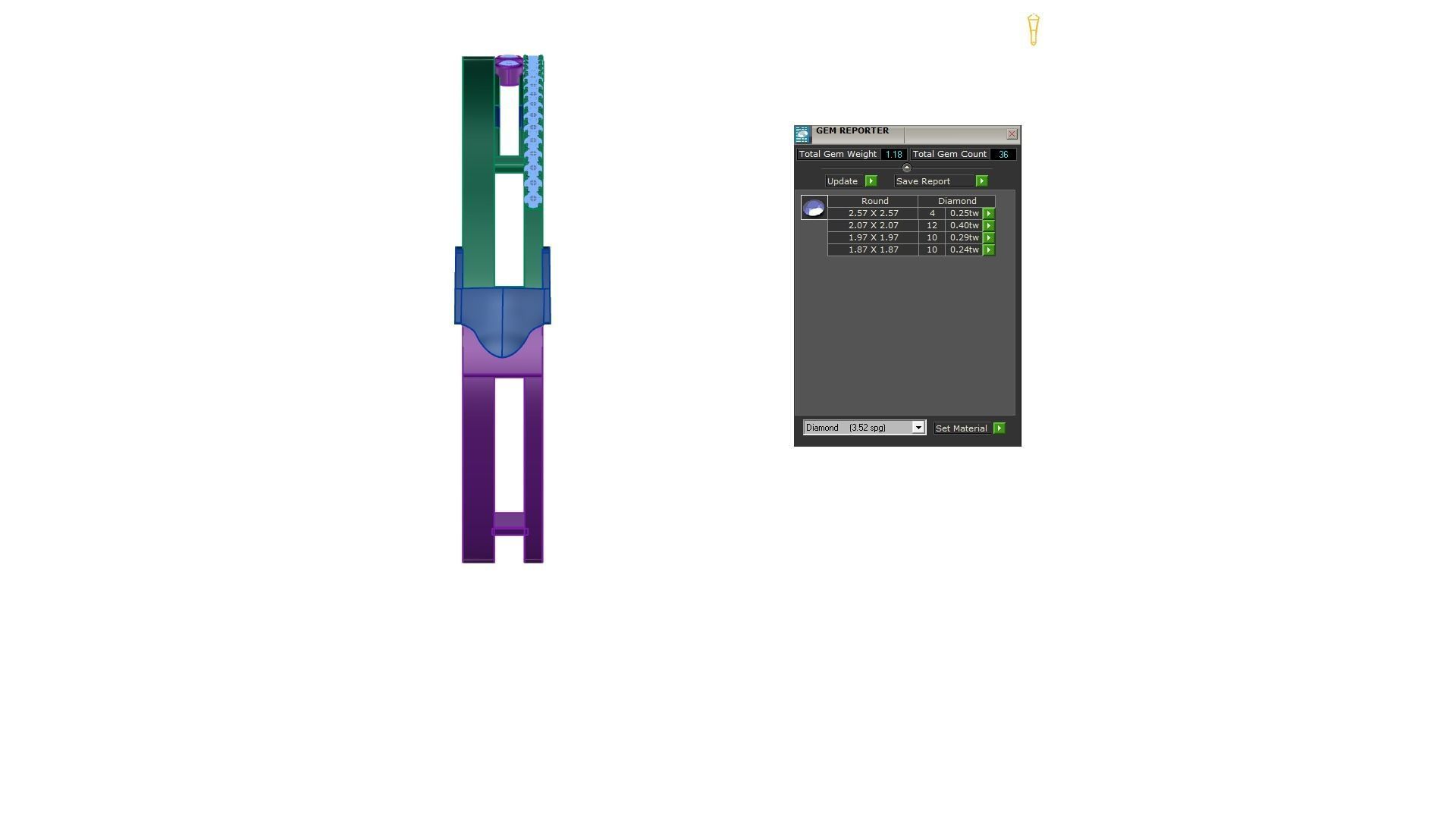 messika bracelet 3D print model_4