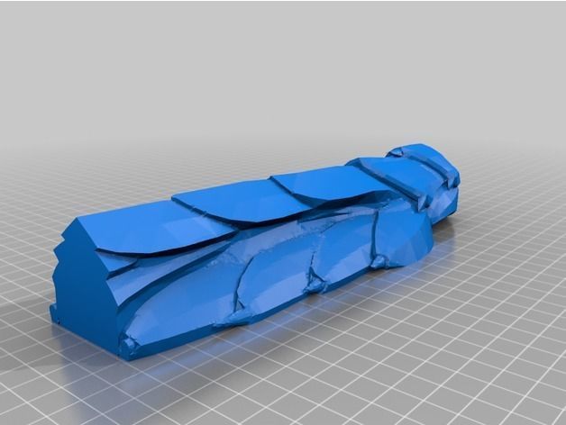 Valorant Elderflame Vandal 3D print model_3