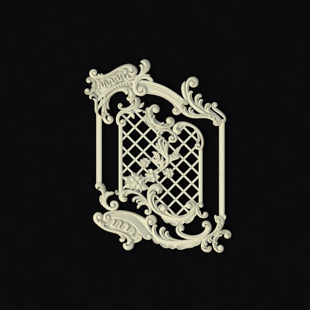 dekor ornament 3D model_1