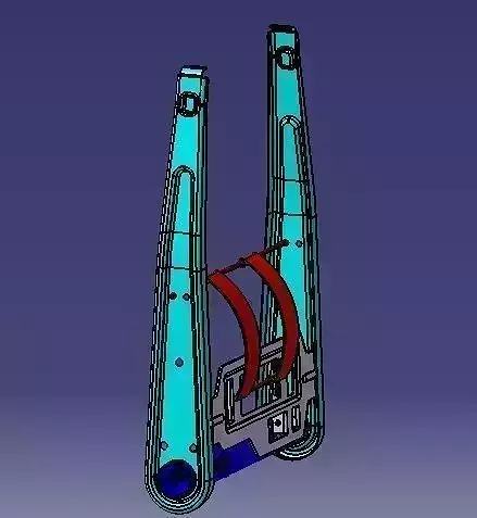 Back Seat Frame 3D model