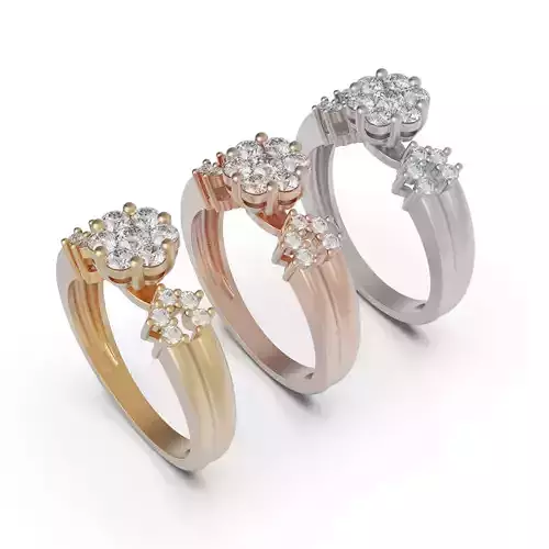 Diamond ring U-round