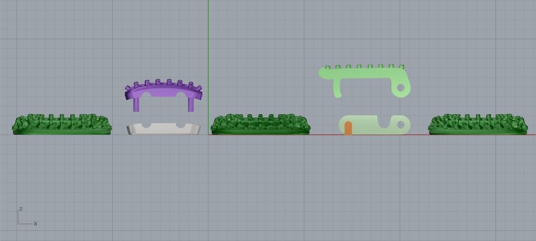 1058 Chain bracelet 3D print model_9