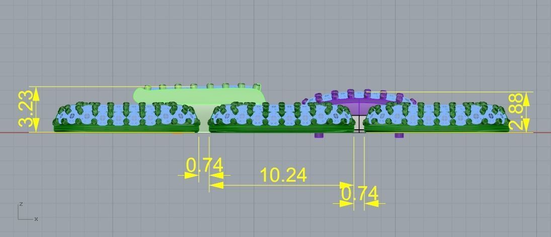 1058 Chain bracelet 3D print model_7