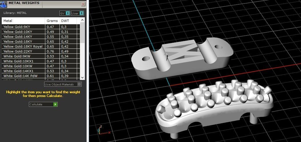 1058 Chain bracelet 3D print model_4