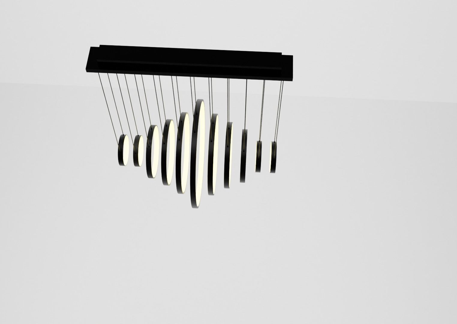 huxe-Elma symphony pendant light Low-poly 3D model_2