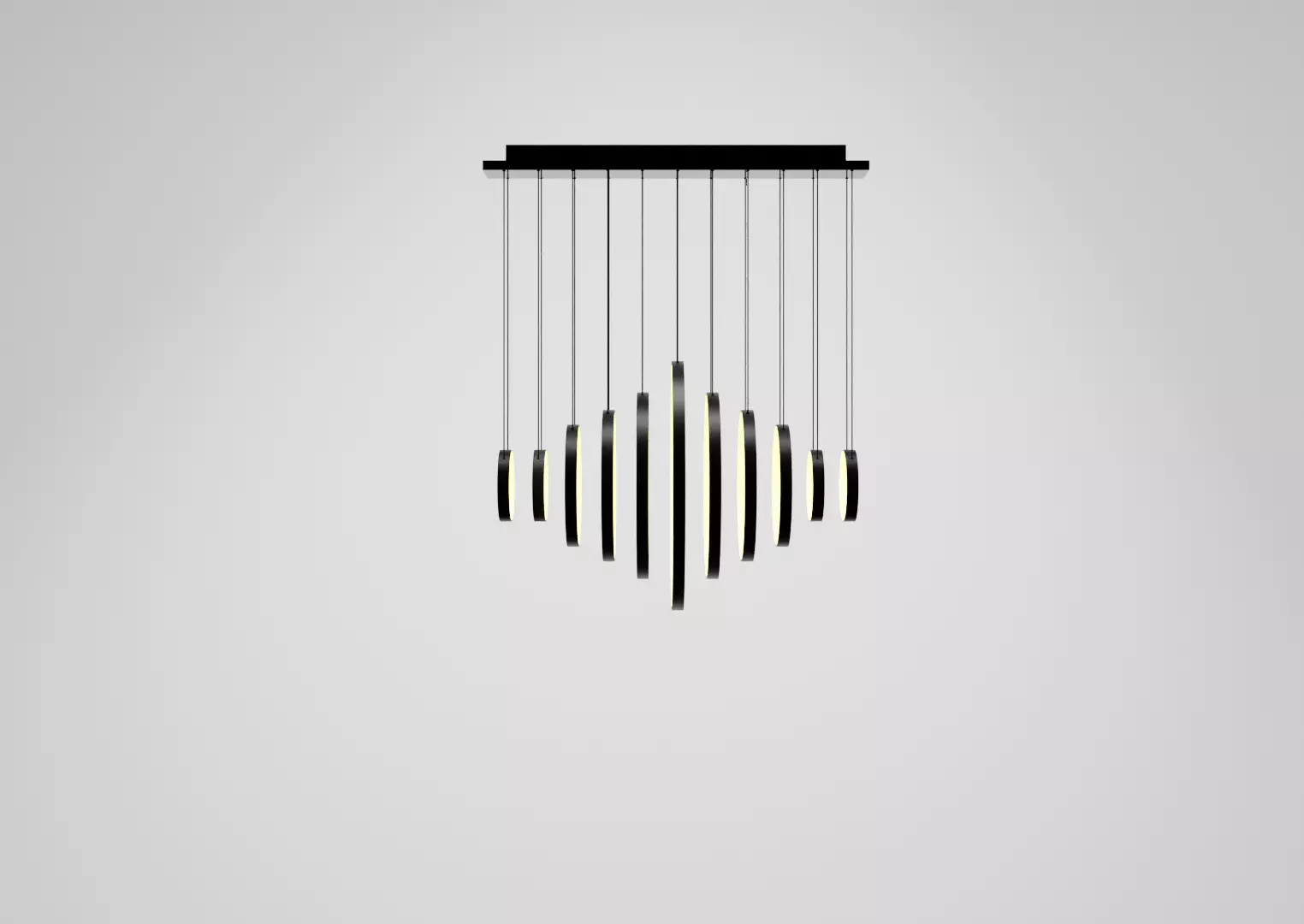 huxe-Elma symphony pendant light Low-poly 3D model_0