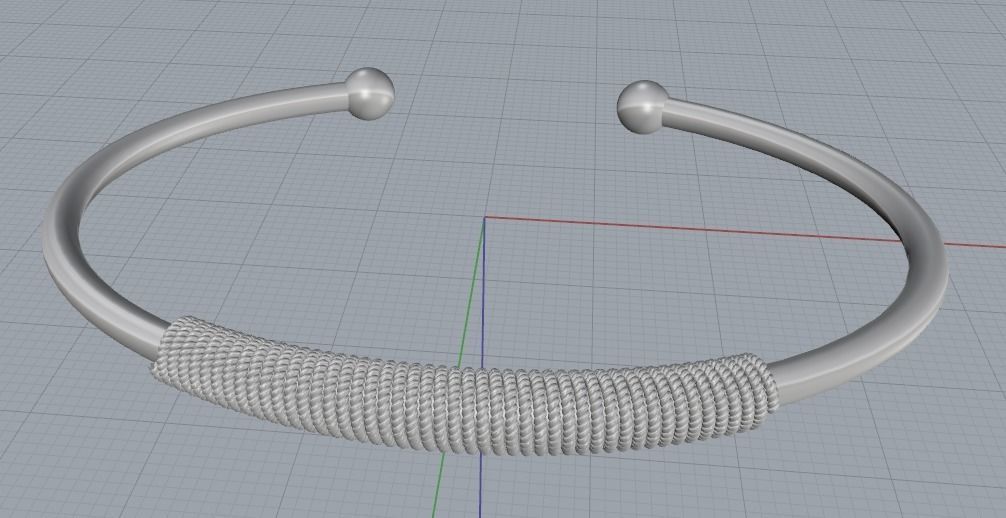 Bracelet 1057 3D print model_6