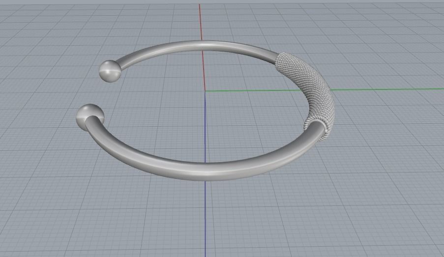 Bracelet 1057 3D print model_5