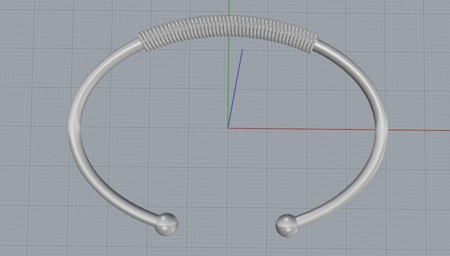 Bracelet 1057 3D print model_4