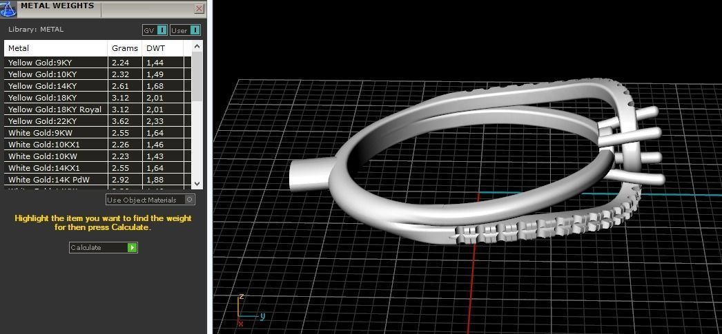 Soliter ring 1052 3D print model_5