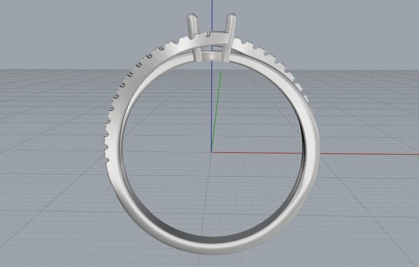 Soliter ring 1052 3D print model_9