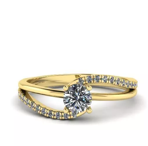 Soliter ring 1052 3D print model_0