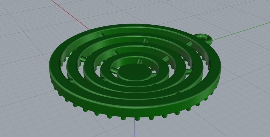 Pendant 1051 3D print model_7