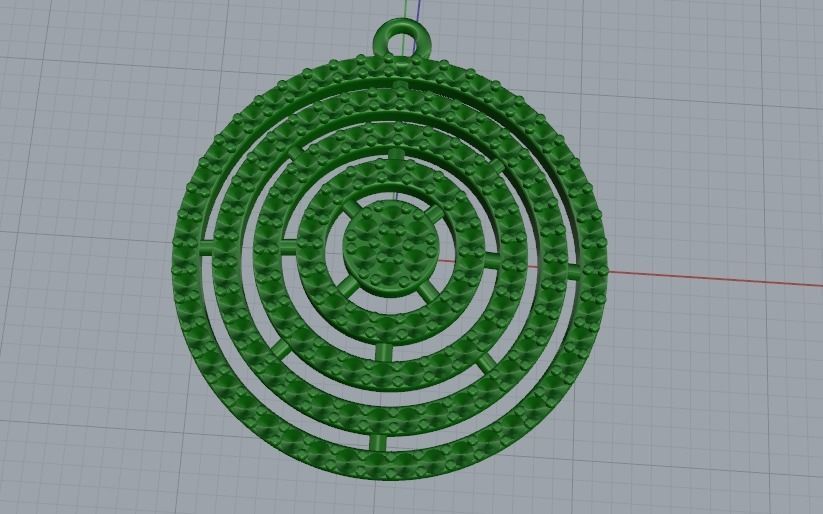 Pendant 1051 3D print model_5