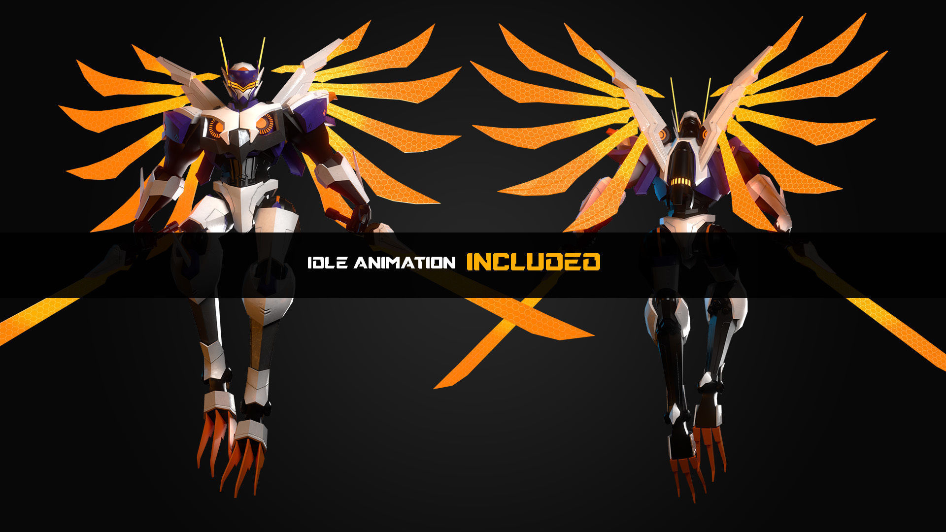 Saber Codename Storm Mobile Legends Bang bang Low-poly 3D model_10