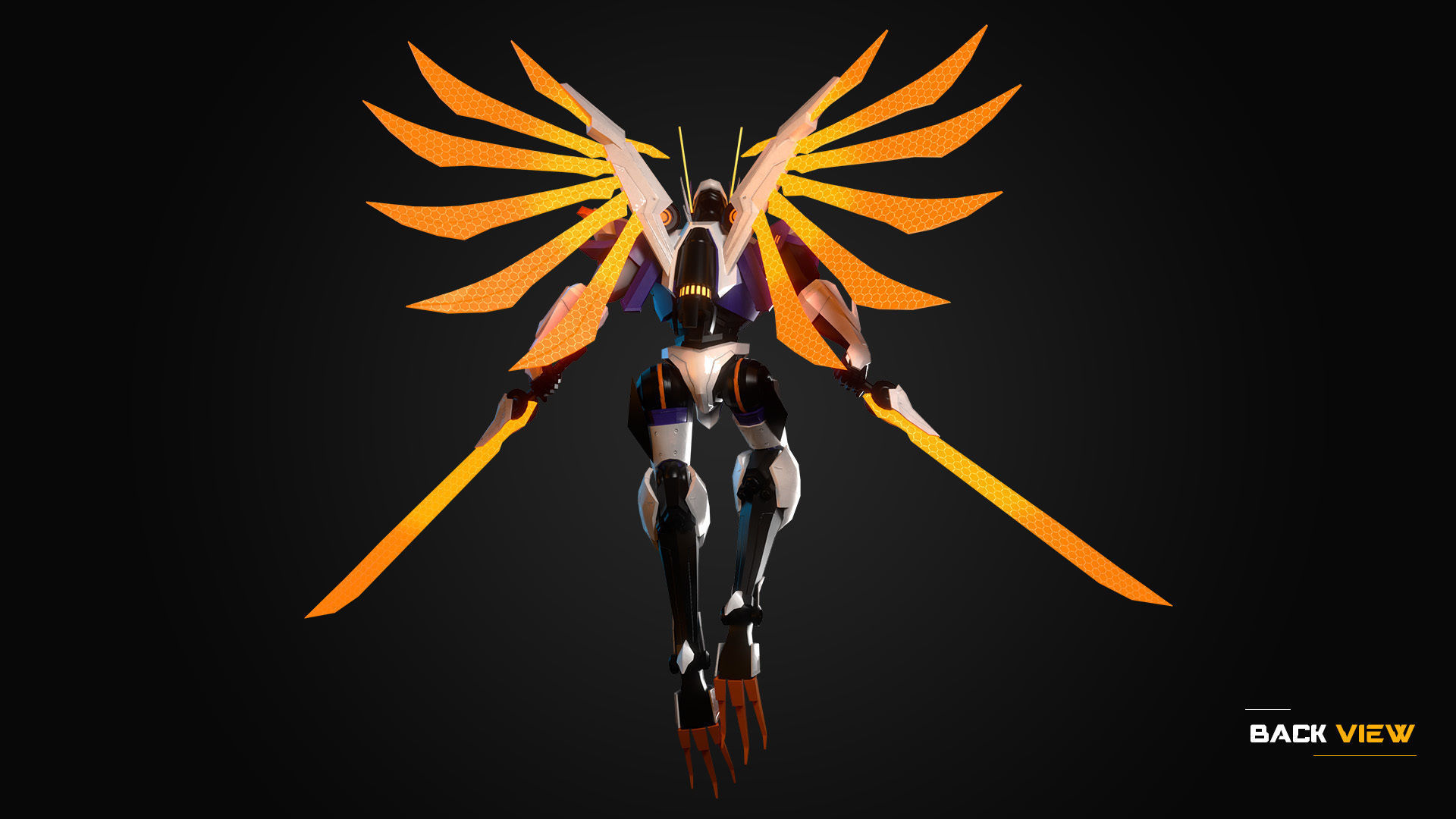 Saber Codename Storm Mobile Legends Bang bang Low-poly 3D model_2