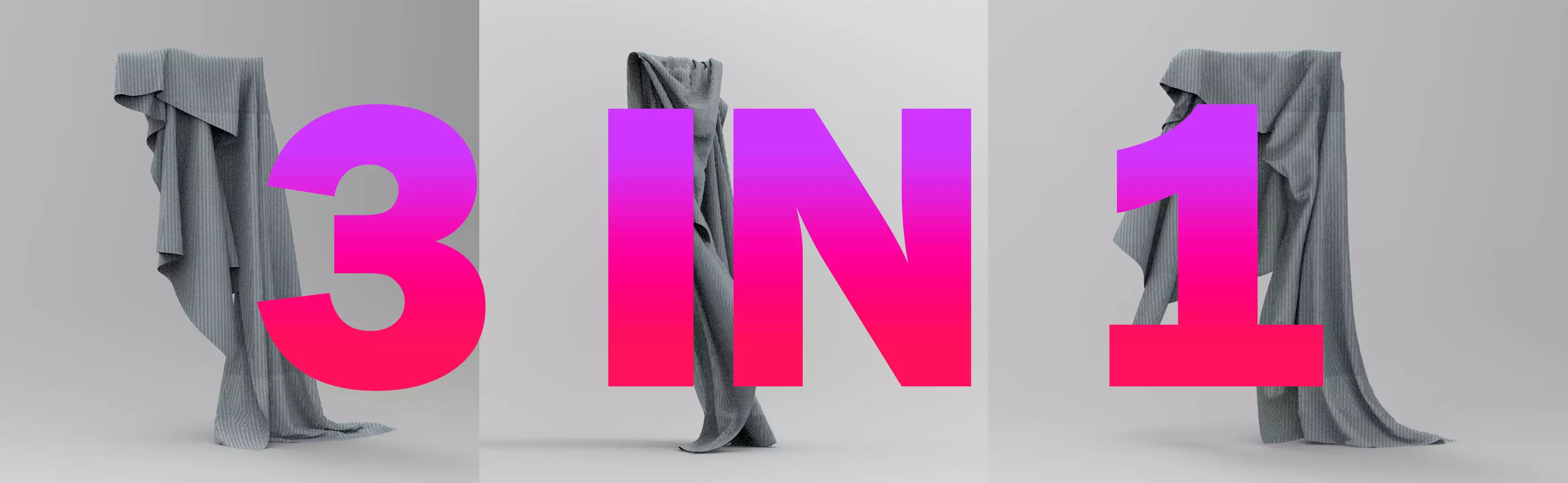 Clothing FBX 3 in 1set 10 Low-poly 3D model