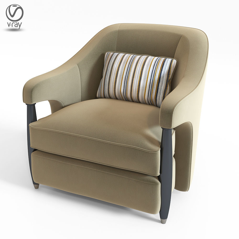 Lounge Chair 3D model_1