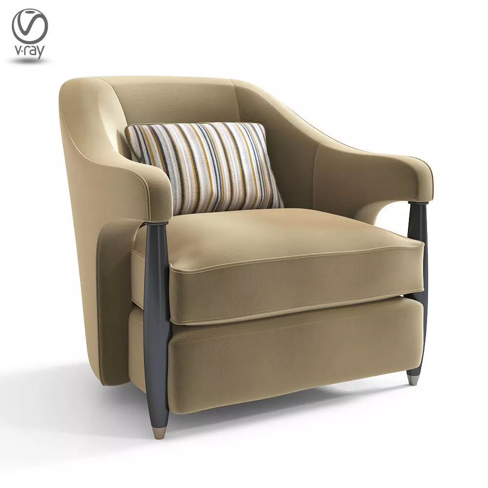 Lounge Chair 3D model_0