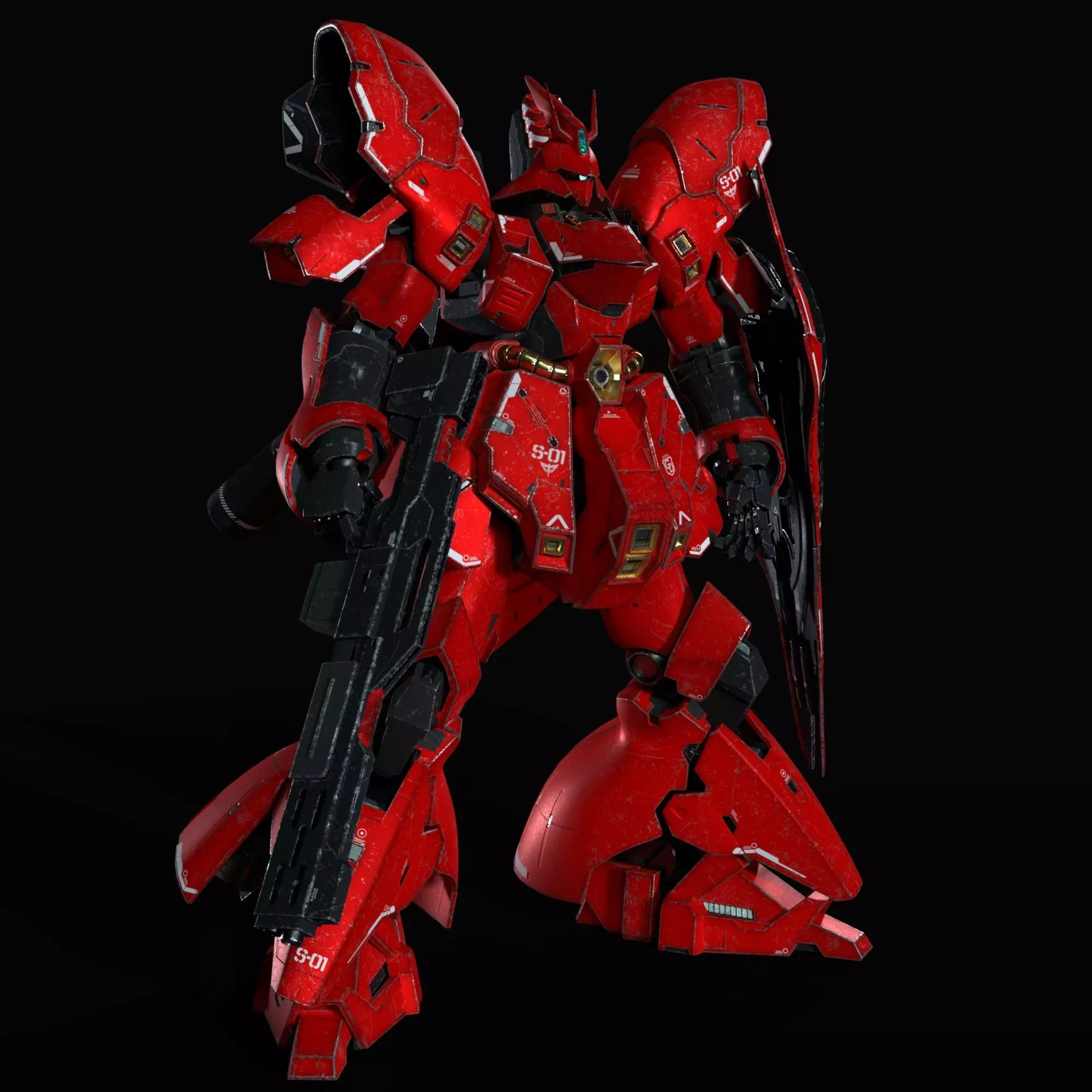 Sazabi MSN-04 3D model_0