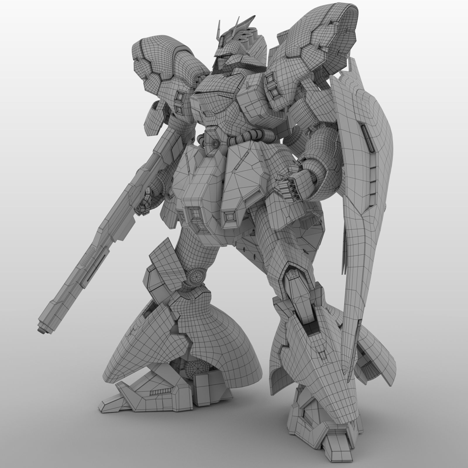 Sazabi MSN-04 3D model_5
