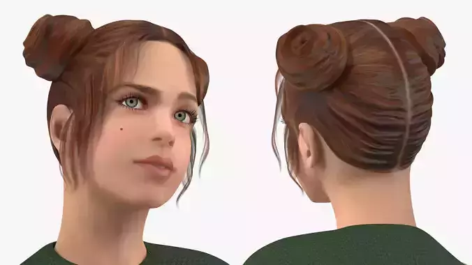 Urban Style Teenage Girl Rigged