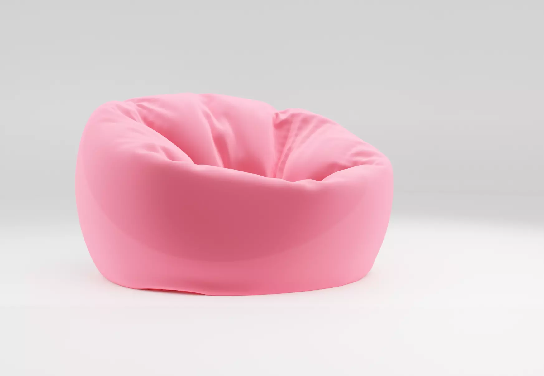 Bean Bag Esprit Low-poly 3D model_0