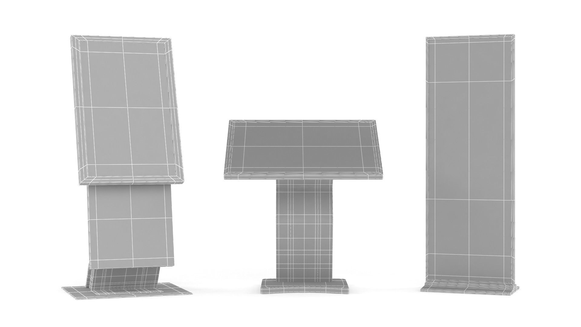 Information Kiosk 3D model_12