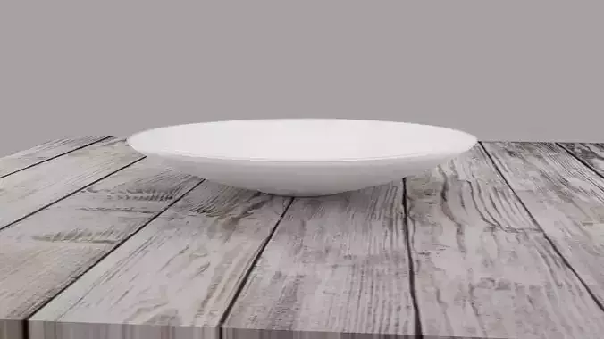 Plate glass bowl