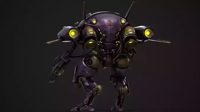 Mech-Robot robot with eyes