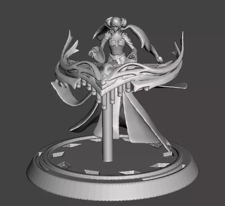 Sona Pentakill III Lost CHapter 3D Model 3D print model