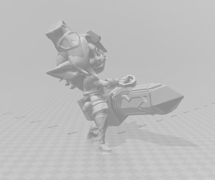 Hextech Tristana 3D Model 3D print model_1