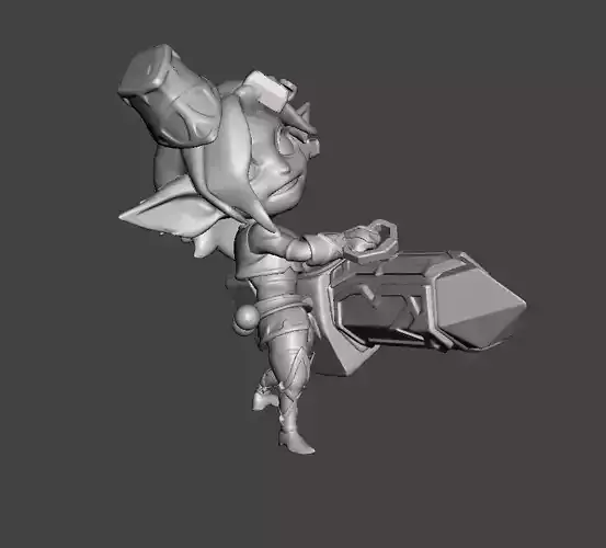 Hextech Tristana 3D Model