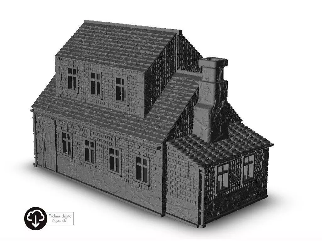 House 10 3D print model