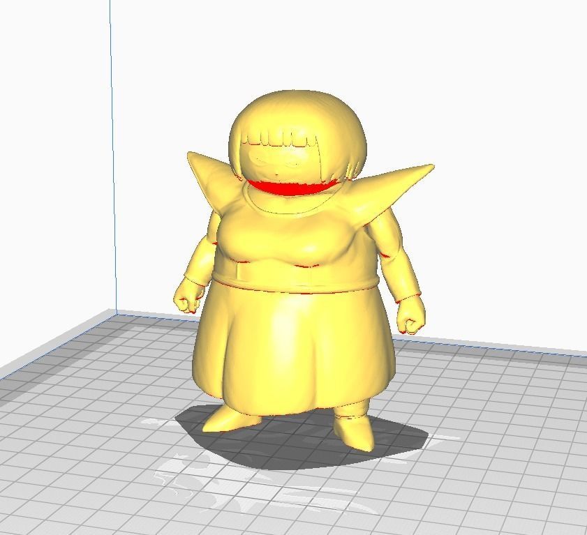 Berryblue 3D Model dragon ball character in dress 3D print model_2