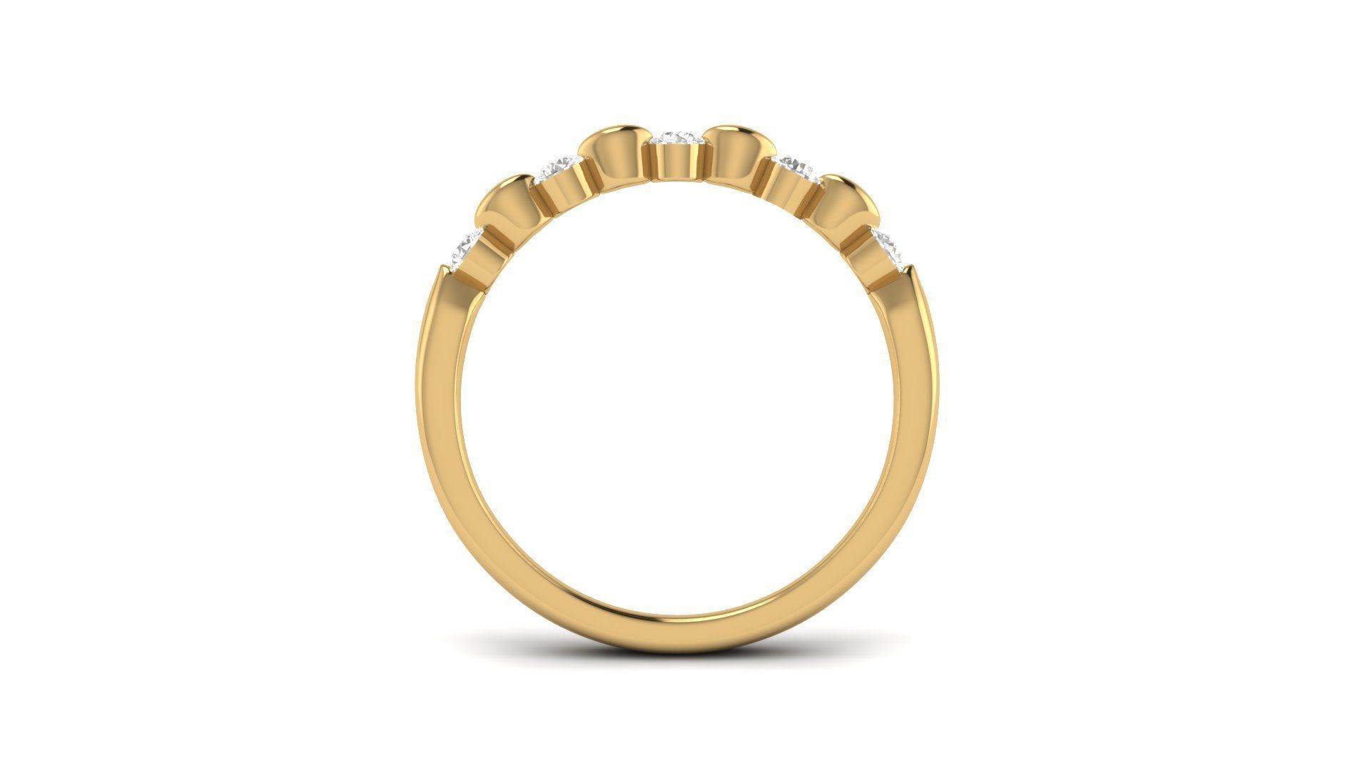Promise Diamond Ring Band 3D print model_7